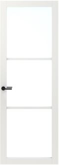 Sencys Binnendeur Industrial - 3 Ruits - Wit - Opdek - Rechts - 93x211,5cm