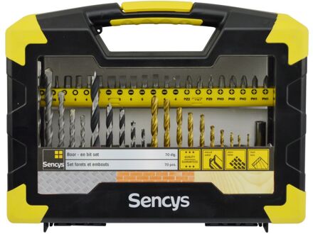Sencys Boren En Bit Sets 70 Stuks