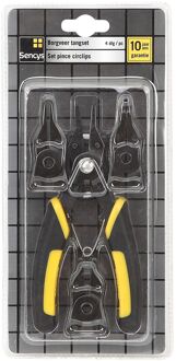 Sencys Borgveer Tangenset – 4 Stuks