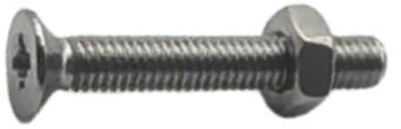 Sencys Bout Met Moer - Rvs - M3x20 Mm