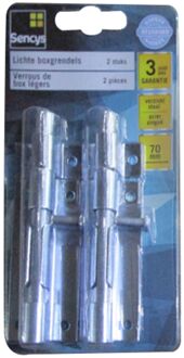 Sencys Bout-sluitgrendel 75mm 2 St