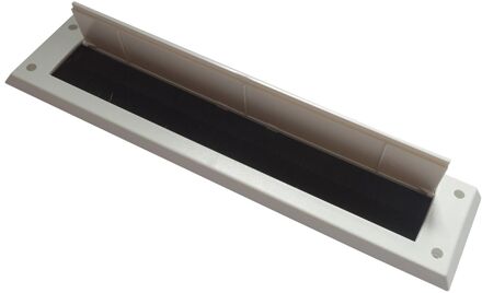 Sencys Brievenbusplaat - Abs - Wit - 8x2x36cm