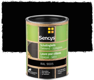 Sencys Buitenbeits Schuttingbeits - Gitzwart - 2,5l