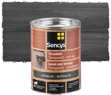 Sencys Buitenbeits Terrasbeits - Antraciet - 2,5l