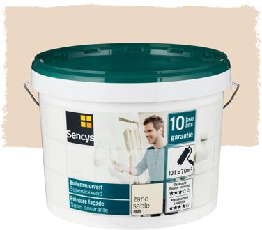 Sencys Buitenmuurverf Zand 10l