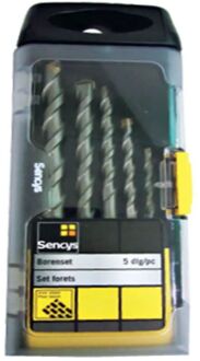 Sencys Carbide Metselboor Set - Diam. 4/5/6/8/10mm - 5 Stuks