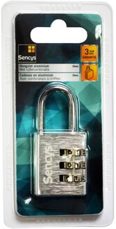 Sencys Combinatieslot - Aluminium Hoge Veiligheid Voor Kastje Of Poort - Behuizing 30mm