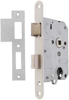 Sencys Dag-nachtslot Met Cilindergat + Voorplaat 55mm Wit