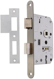 Sencys Dag-nachtslot + Voorplaat Rvs 55mm