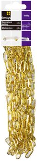 Sencys Decoratieve Ketting Staal Geel 2mmx2,5m