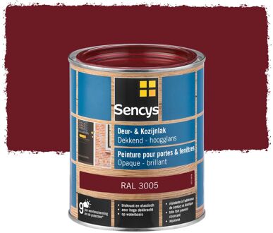 Sencys Deur- En Kozijnlak Hooglans Ral3005 750ml