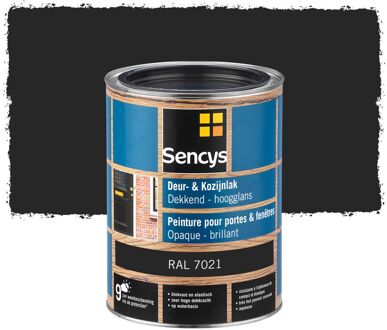 Sencys Deur- En Kozijnlak Hooglans Ral7021 2,5l