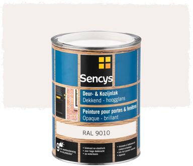 Sencys Deur- En Kozijnlak Hooglans Ral9010 2,5l