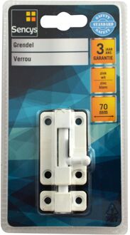 Sencys Deurgrendel - Zink - 70 Mm