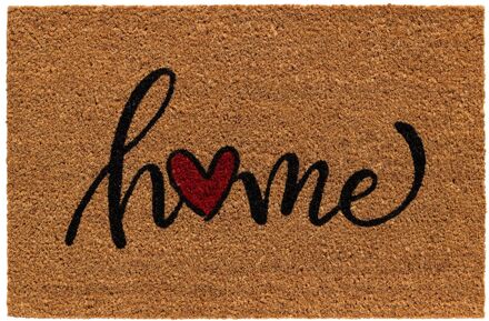 Sencys Deurmat Kokos Home Heart 40x60cm
