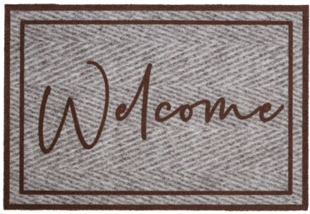 Sencys Deurmat Mondial Welcome Border 50 X 75 Cm