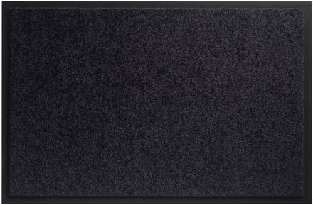 Sencys Deurmat Twister - Polyamide - Grafiet - Wasbaar - 40x60cm