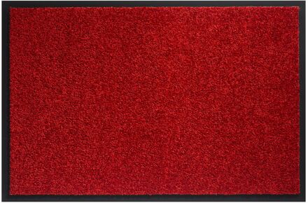 Sencys Deurmat Twister - Rood - Polyamide - Wasbaar - 40x60cm
