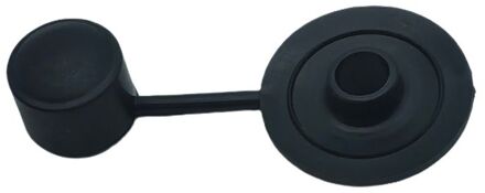 Sencys Dop Voor Houtdraadbout M7 Per 8 Zwart