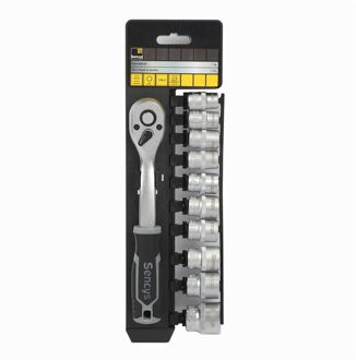 Sencys Dopsleutelset – 11 Stuks