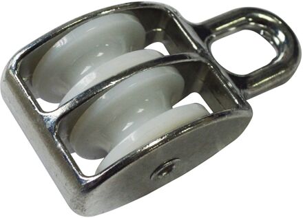 Sencys Dubbele Katrolblok Met Oog – Gegalvaniseerd Staal – 8mm