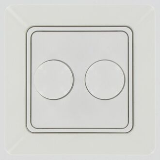 Sencys Duodimmer Ottawa - Arctic Wit - Inbouwmontage - 2x5-40w