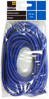 Sencys Elastisch Touw - Elastisch Kunststof Koord - Schokabsorberend - 8mm X 10m - Blauw