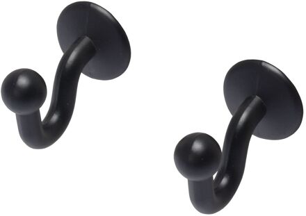 Sencys Embrassehaken Klein Zwart - 2 Stuks