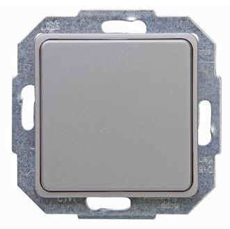 Sencys Enkele Afdekplaat Ottawa Zilver