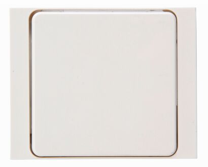 Sencys Enkele Afdekplaat Yukon Wit