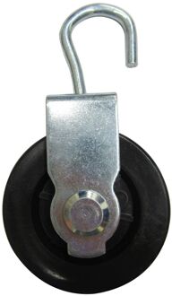 Sencys Enkele Katrol Met Haak – Gegalvaniseerd Staal – 8mm