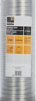 Sencys Flexbuis Aluminium Voor Geiser En Vmc Ø132-139mm 150cm