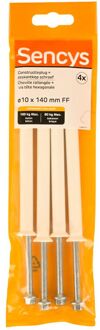 Sencys Frameplug Nylon - Diam. 10x140mm - 4 Stuks