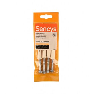 Sencys Frameplug Nylon - Diam. 10x60mm - 4 Stuks