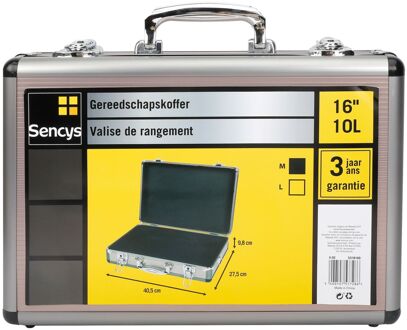 Sencys Gereedschapskoffer Aluminium 40,5x27cm