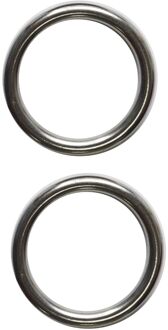 Sencys Gesloten Ring - Rvs - 6x52mm - 2 Stuks