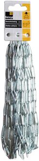 Sencys Gewichtsketting Verzinkt Staal Zilver 2x22mmx2,5m