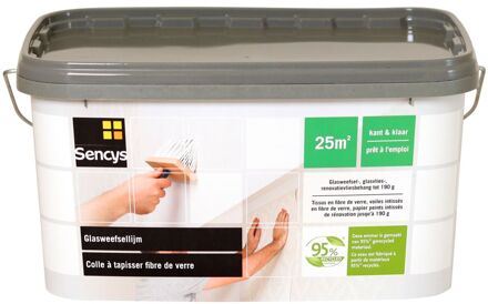 Sencys Glasvezelbehanglijm Kant-en-klaar 5kg