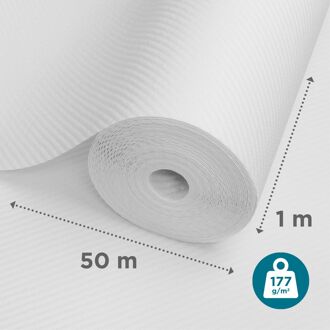 Sencys Glasvliesbehang Diagonaal - 50 M - 177 G/m²