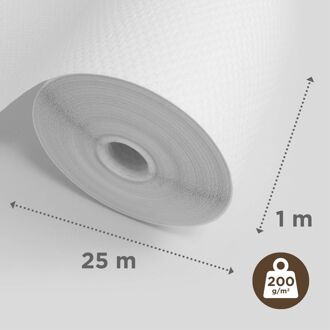 Sencys Glasvliesbehang - Ruit - 25 M - 200 G/m²