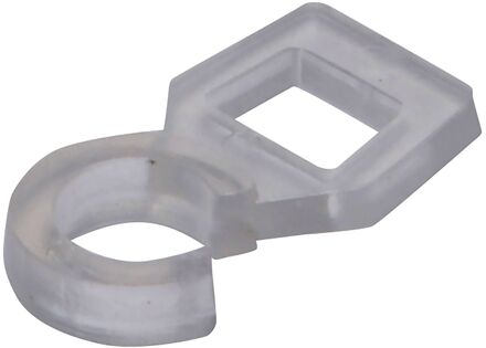 Sencys Gordijnring - Transparant - 23mm - 25 Stuks