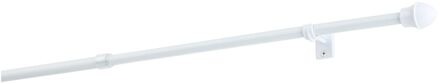 Sencys Gordijnroede - Verstelbaar - Wit - 125-175cm