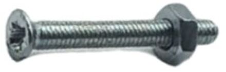 Sencys Grendelbout - Staal - Gegalvaniseerd - M2.5x20 Mm