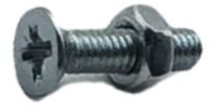 Sencys Grendelbout - Staal - Gegalvaniseerd - M3x10 Mm