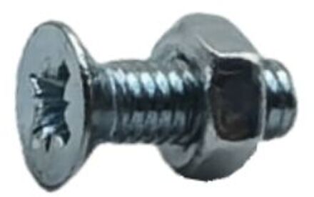 Sencys Grendelbout - Staal - Gegalvaniseerd - M4x12 Mm