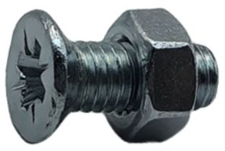 Sencys Grendelbout - Staal - Gegalvaniseerd - M6x16 Mm