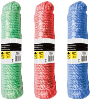 Sencys Hoogwaardig Touw - Gedraaid Polypropyleen - Weerbestendig - 8mm X 20m - Oranje