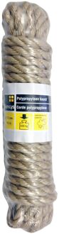 Sencys Hoogwaardig Touw - Gevlochten Polypropyleen - Weersbestendig - 12mm X 10m - Naturel