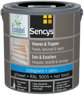 Sencys Hout- En Tegelvloerverf Ral9005 Satijn 2,5l