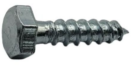 Sencys Houtdraadbout M6x25mm Per 15 Gegalvaniseerd